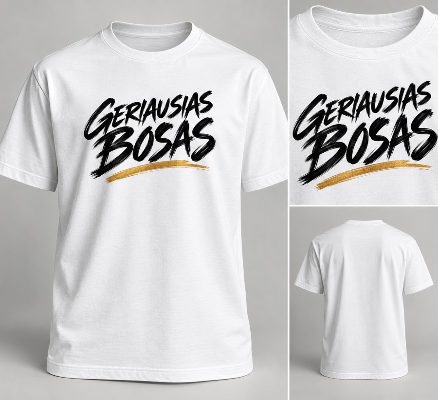 Marškinėliai „Geriausias Bosas“ – originali dovana bosui