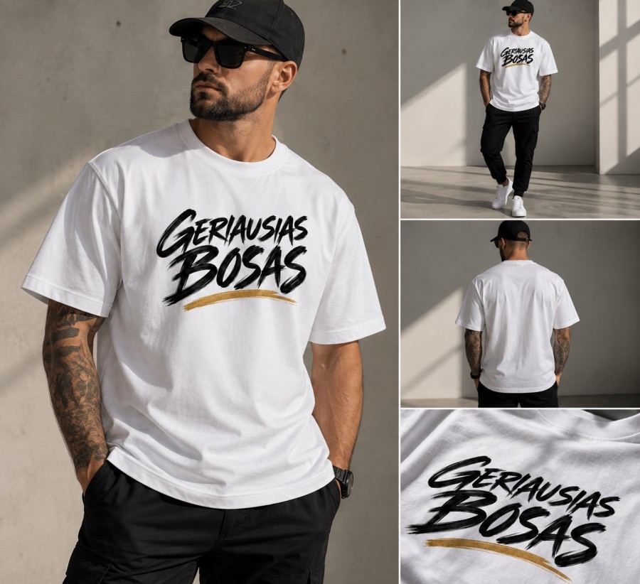 Marškinėliai „Geriausias Bosas“ – originali dovana bosui