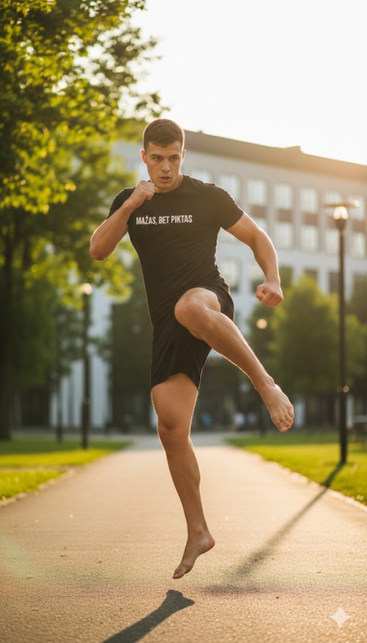 Marškinėliai „MAŽAS, BET PIKTAS“