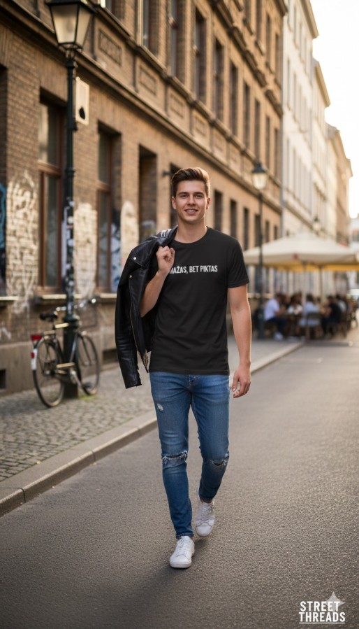 Marškinėliai „MAŽAS, BET PIKTAS“